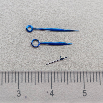 Blue Leaf Shape Watch Hands Willow for Seagull ST3600/ST3621/ETA6497/ETA6498