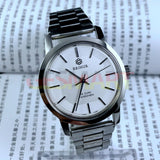 37mm China Baihua Manual Mechanical Watch 19 Jews Silver Dial Shock-Resistant