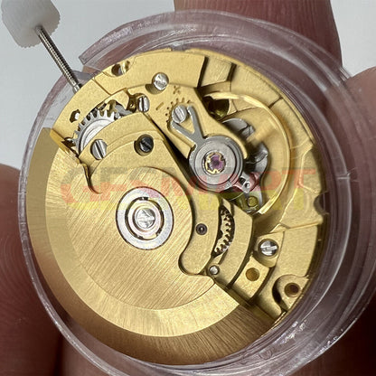 Hangzhou HZ6460 mechanical watch movement with date at 3, precise ETA2836 replacement.