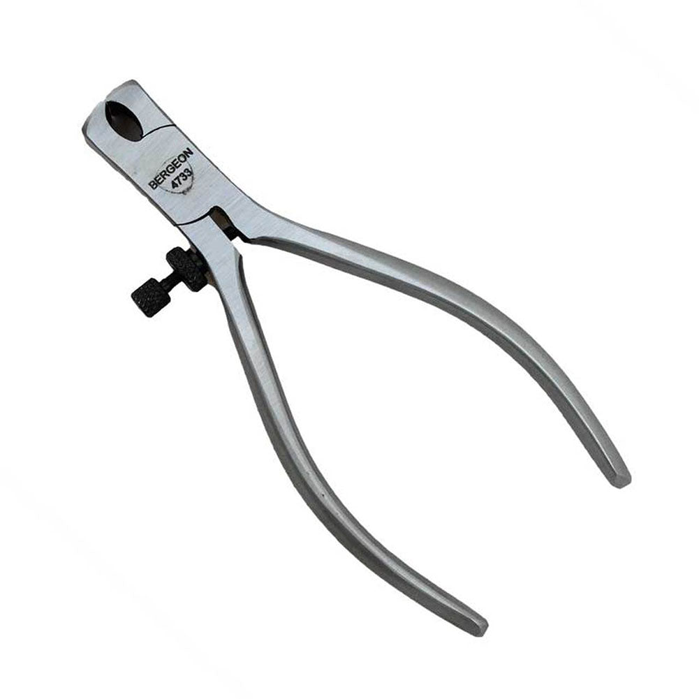 Bergeon 4733 precision tool for tightening watch cannon pinions in professional watch repair.