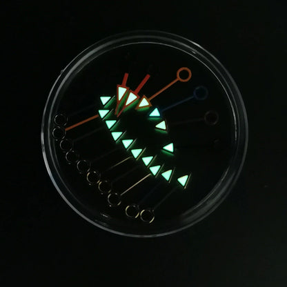 Luminous GMT Second Hand of Watch for NH34A Movement for Mechanical Watch for Men Knitting Needles Mechanical Hands