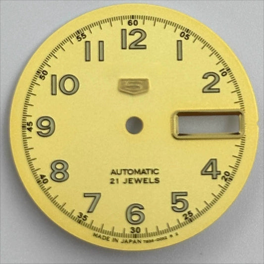 Golden Typical 28.5mm Modified Double Calendar Watch Dial for NH35 NH36 Movement