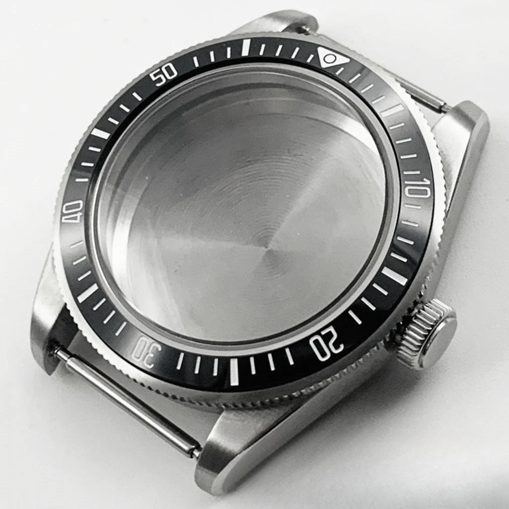 39MM Bezel Domed Sapphire Crystal Case for NH34 NH35 NH36 NH38 ETA 2824 PT5000