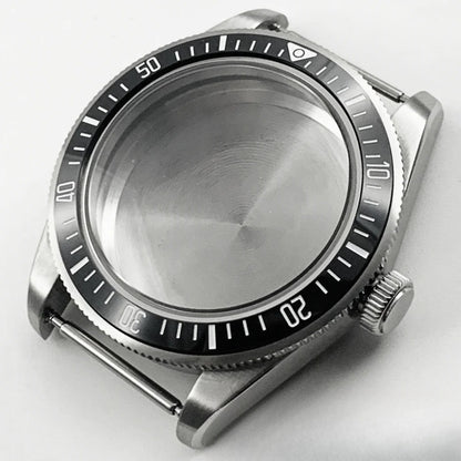 39MM Bezel Domed Sapphire Crystal Case for NH34 NH35 NH36 NH38 ETA 2824 PT5000