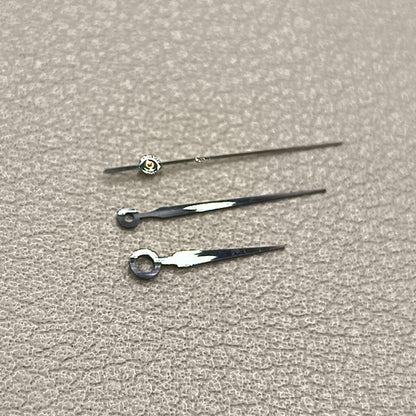 2 Sets/Pack Modified Black Trim Watch Hands for Miyota 2035 Quartz Movement