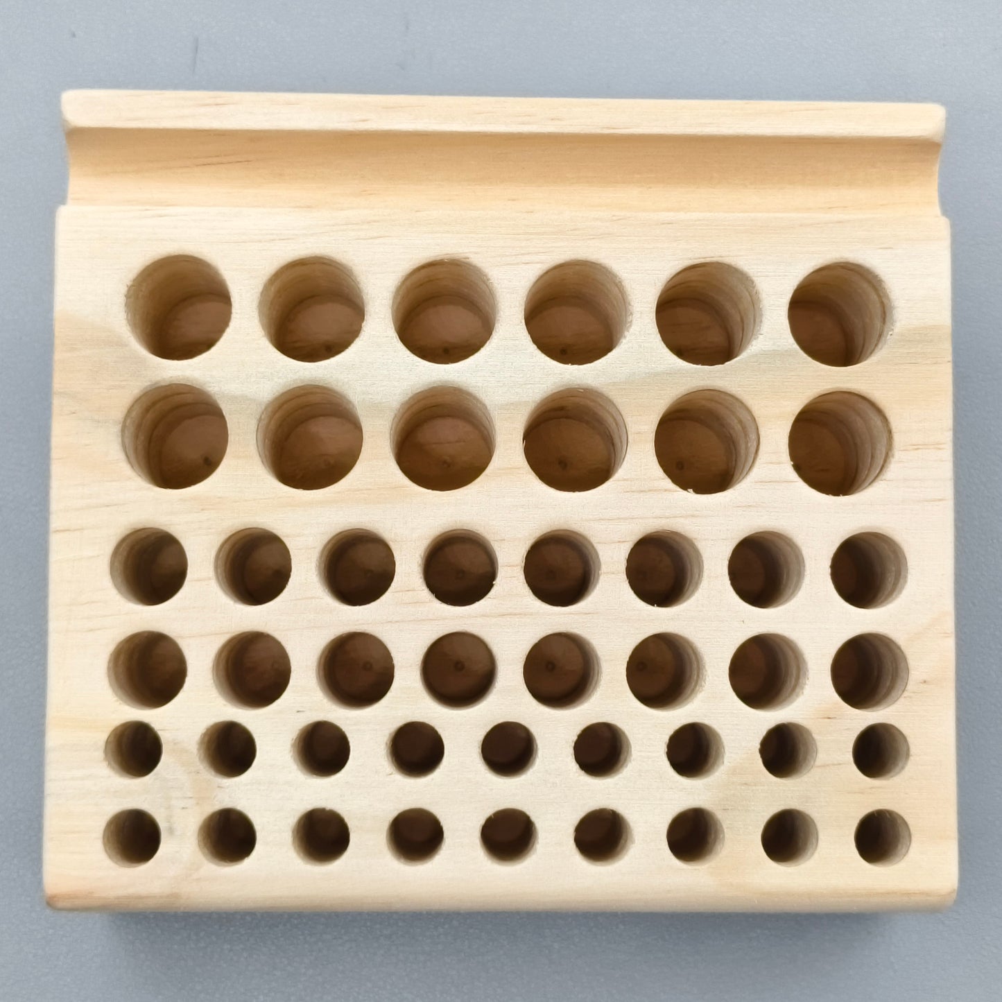 46 Holes Wooden Watchmaker Tool Holder For Repair Tool Organizer Stand