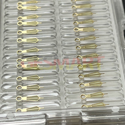 Golden Trim C3 Super Green Lume Watch Hands for SKX/SBBN NH36 NH35 Movement