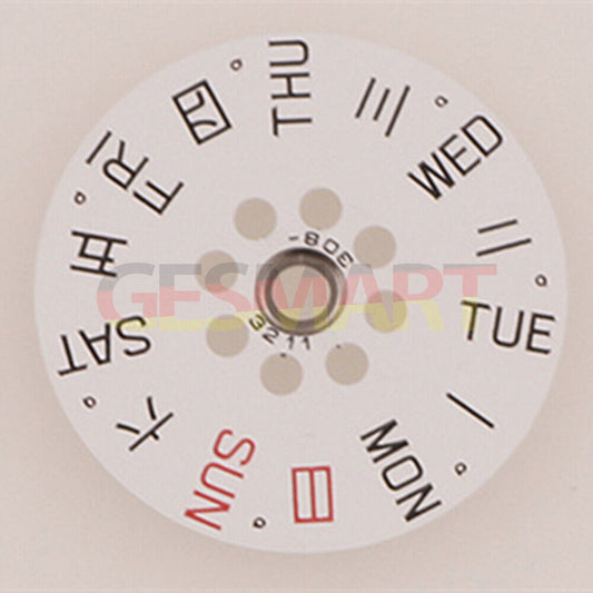 Generic Replacement white date wheel for Miyota 8200 watch movement, precise calendar part.