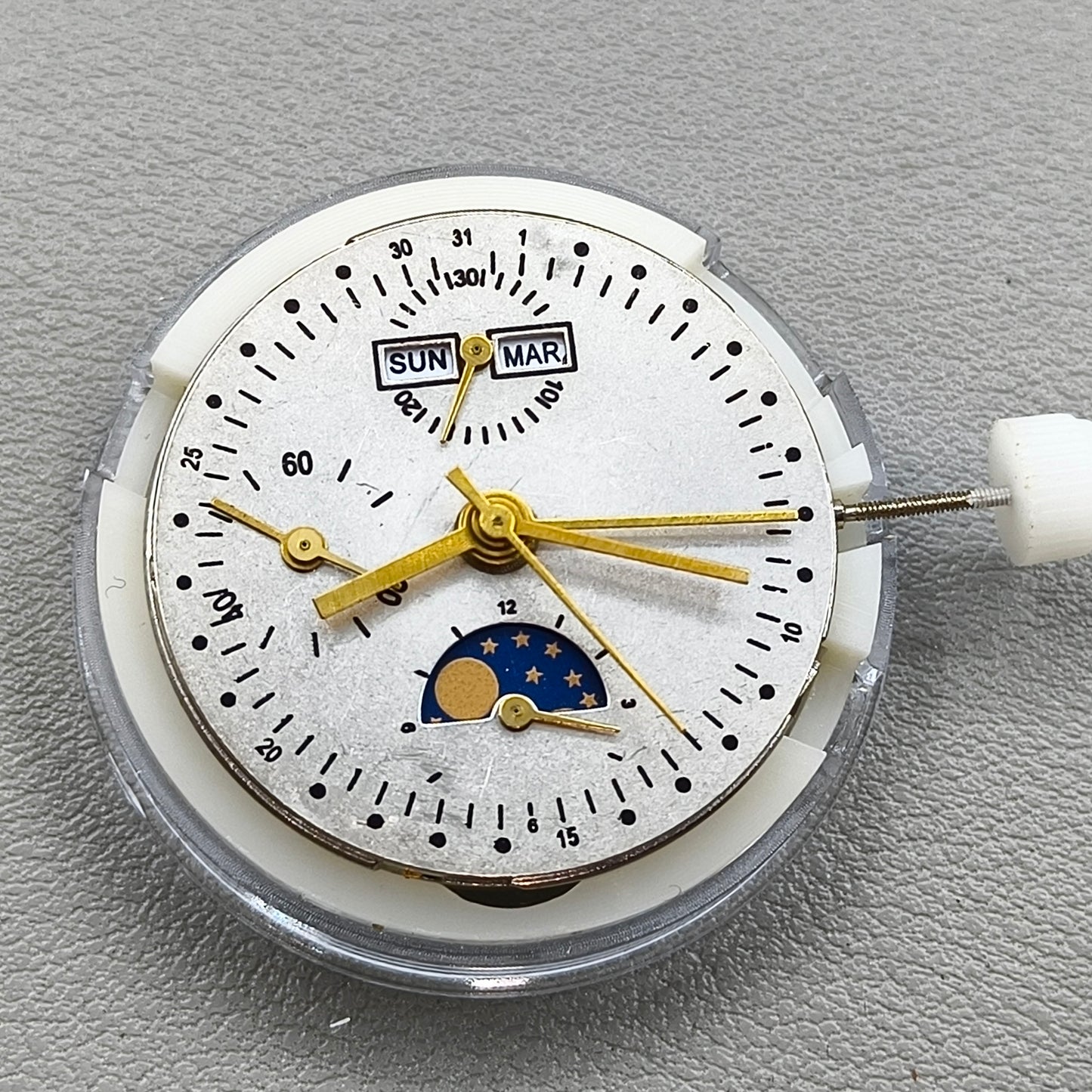 Replacement China 7750 7751 Mechanical Movement Small Second@9 Moon Phase@6