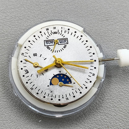 Replacement China 7750 7751 Mechanical Movement Small Second@9 Moon Phase@6