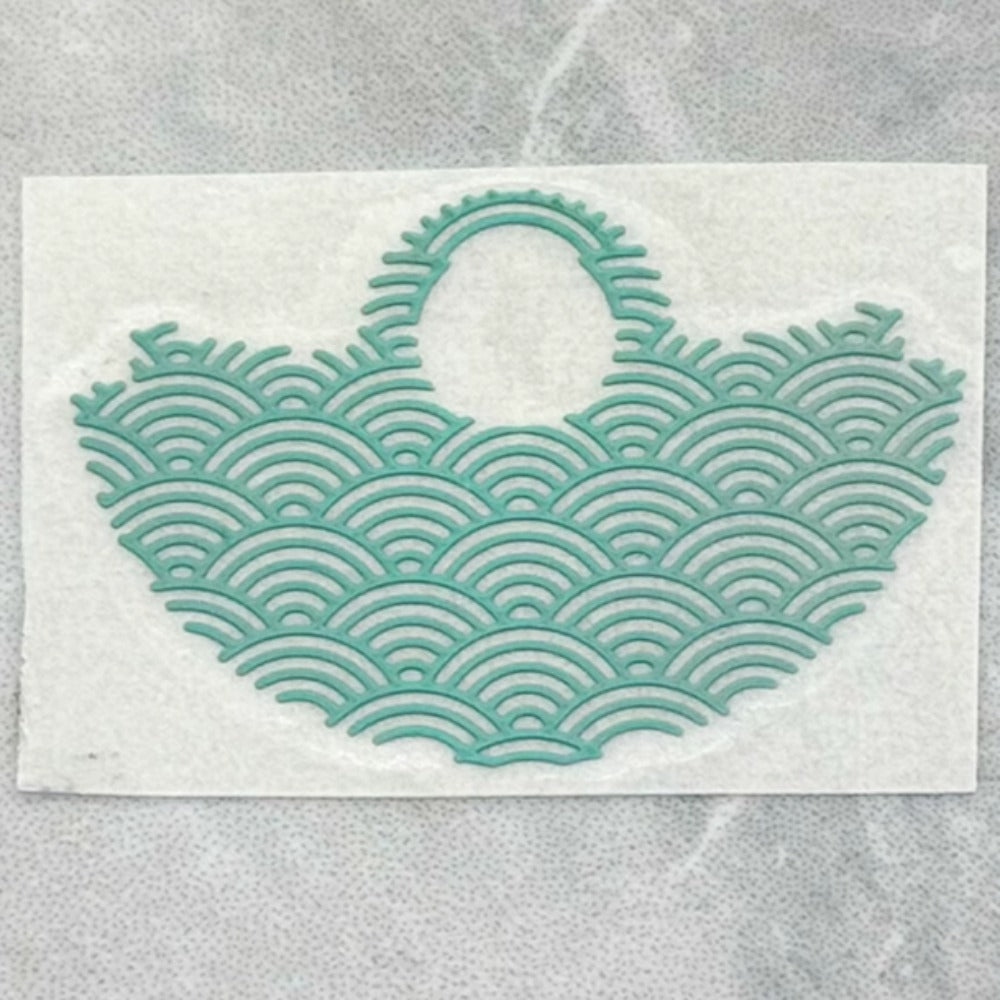 Green Modified Wave Up Slice Rotor overlay for NH35 NH36 watch movements, enhancing mechanical performance