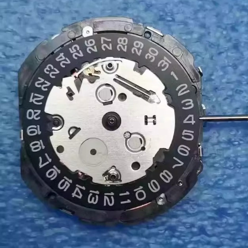 Seiko 5T82A quartz movement watch repair part, original Japan-made for precise timekeeping.