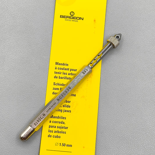 Swiss Bergeon 30610 DI 1.50 Barrel Arbor Holder Size 1.50mm