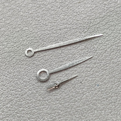 2 Sets/Pack Silver NO Lume Watch Hands Set Fit for NH35/NH36/4R/7S Movement