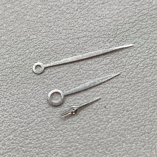2 Sets/Pack Silver NO Lume Watch Hands Set Fit for NH35/NH36/4R/7S Movement