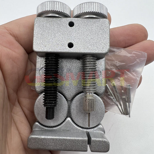 Watch Band Bracelet Link Remover with 4 Metal Pins for Adjustable Watch Repairs and Band Sizing.