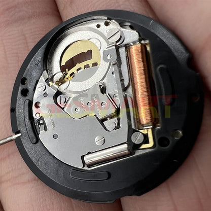 Swiss Part Ronda 715 quartz watch movement with date display at 3 o'clock, ideal for replacements.