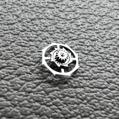 Omega 8500A watch movement pallet fork and escape wheel set, precision parts for repairs
