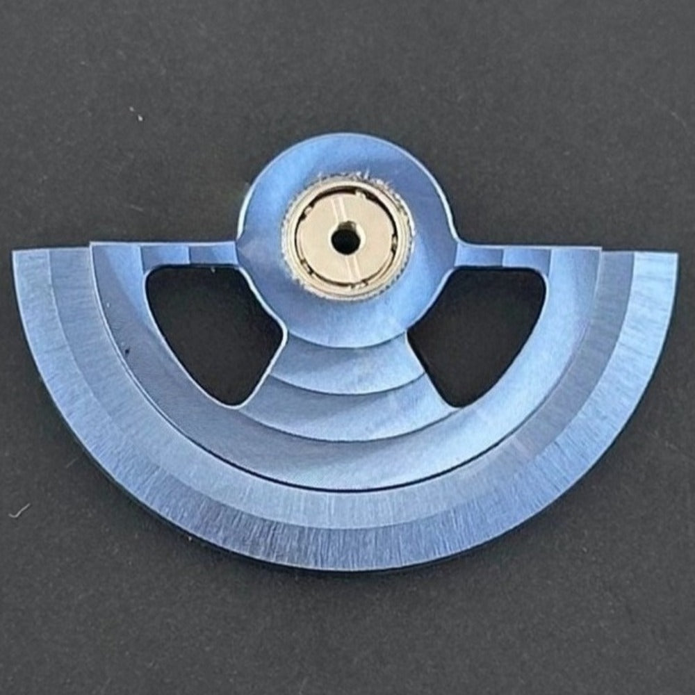 Modified Blue Hollow Ripple Rotor Oscillating Weight for NH35 NH36 Movement