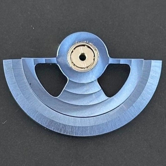 Modified Blue Hollow Ripple Rotor Oscillating Weight for NH35 NH36 Movement