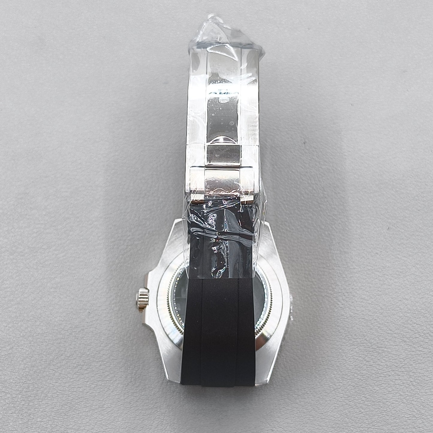 40mm Watch Case Rubber Strap For 4R NH35 NH36 NH34 NH38 NH70 Sapphire Glass