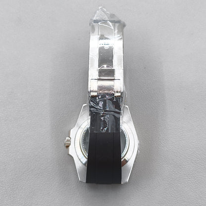 40mm Watch Case Rubber Strap For 4R NH35 NH36 NH34 NH38 NH70 Sapphire Glass