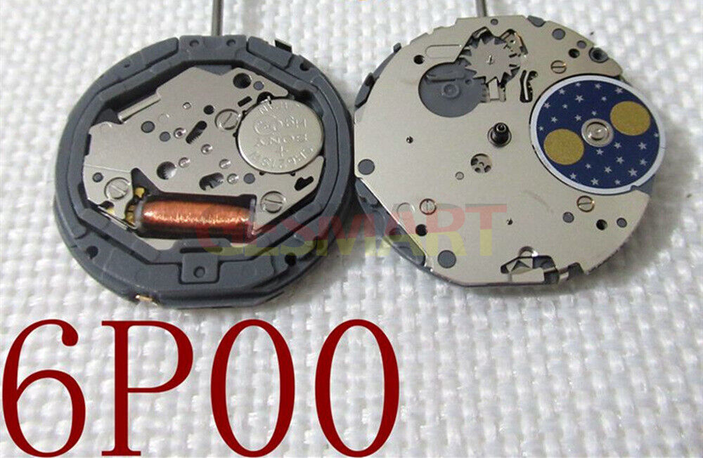 Miyota 6P00 quartz movement repair part for watches, compatible with 6300 models, reliable precision.