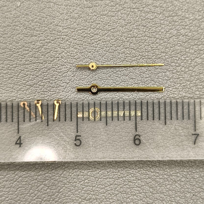 2 Sets Golden Squared Pointed 6 Hands Watch Hands for Miyota JS15 Movement