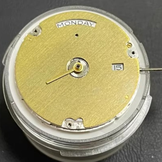 China Made Shanghai 3255 Mechanical Movement with Blue Mainspring Date At 3