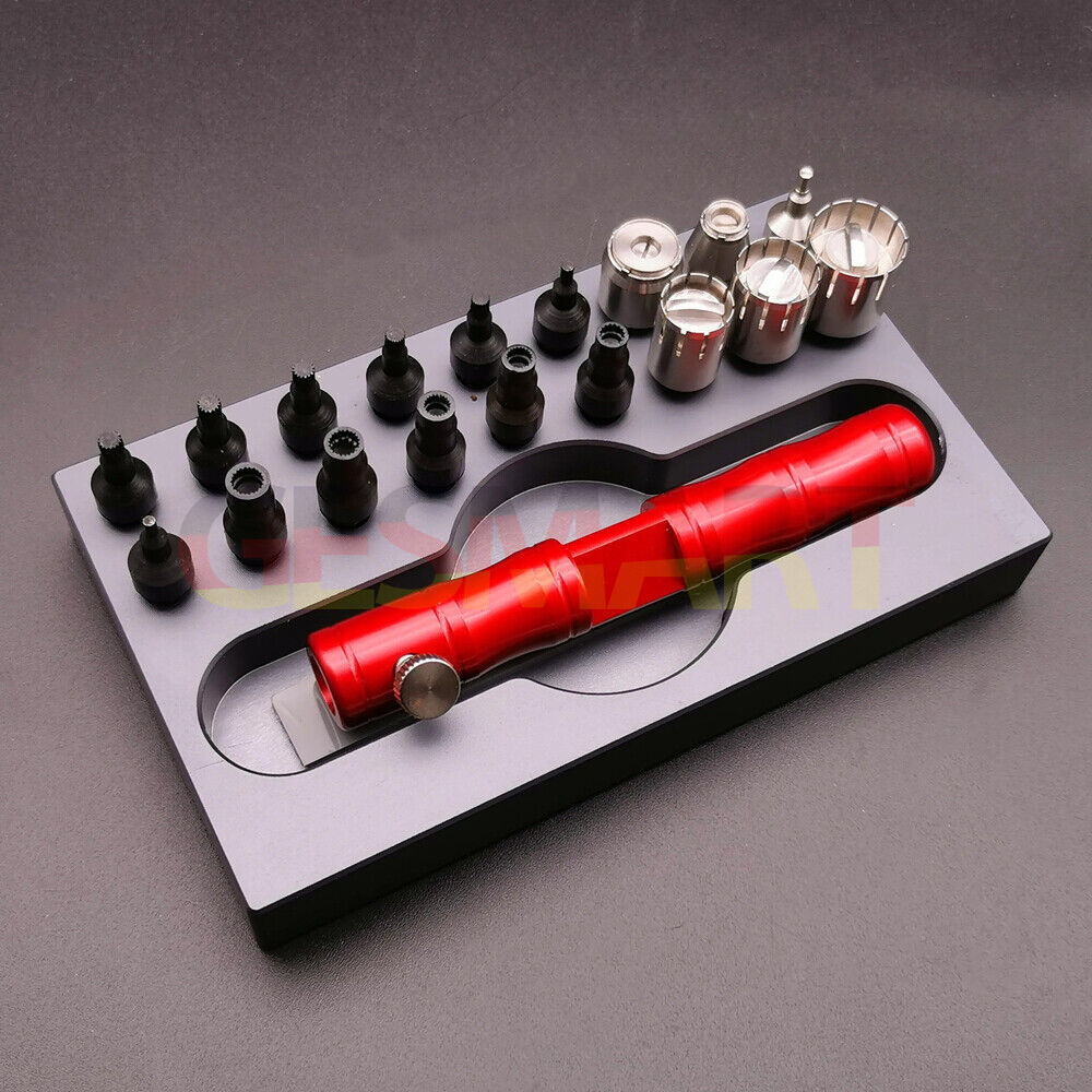 Watch Crown Tube Tool for precise removal and installation of pushers and batteries in watch cases.