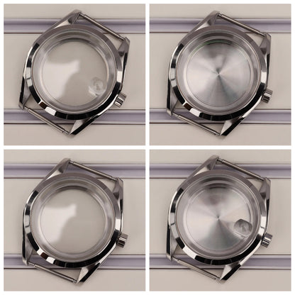 39mm Watch Cases Bevel Edge Polished Bezel For NH34 NH35 NH36 NH38 4R36