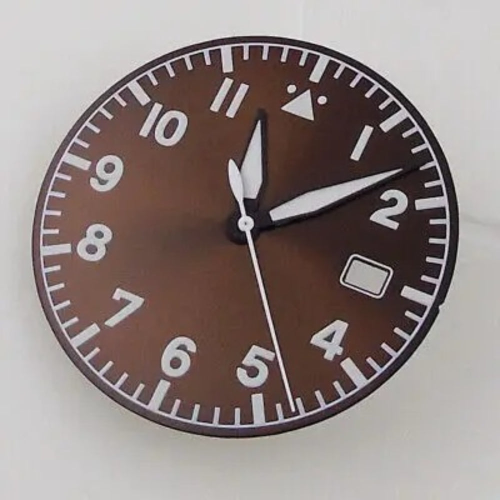 33.6mm Multicolor Watch Dial Fit For NH35AA NH36AA with Green Luminous Modified