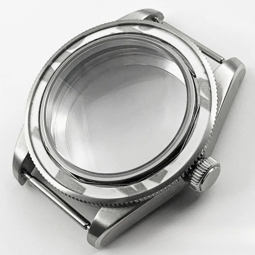 39MM Bezel Domed Sapphire Crystal Case for NH34 NH35 NH36 NH38 ETA 2824 PT5000