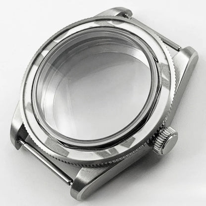 39MM Bezel Domed Sapphire Crystal Case for NH34 NH35 NH36 NH38 ETA 2824 PT5000