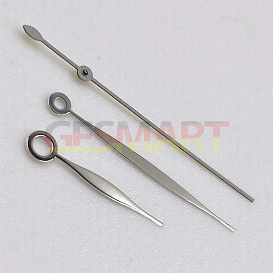 10,5 x 16 x 16 mm, silberfarbene, mattierte Uhrzeiger für Tissot 1853 T41 T006 Uhrwerk
