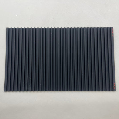 Swiss Horotec MSA24.223 black silicone anti-slip workbench mat with 32 compartments for watch accessories organization