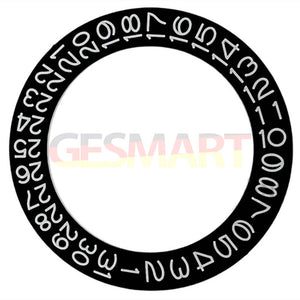 Black Background Date Disk Wheel Date Wheel for Movement NH35 NH36 Date At 3