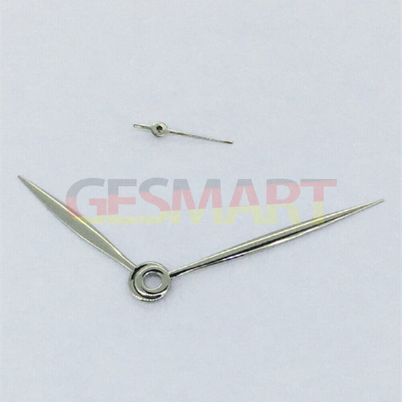 Long Silver Polished No Lume Watch Hands for ST3600/ST3620/ETA6497/6498 Movement