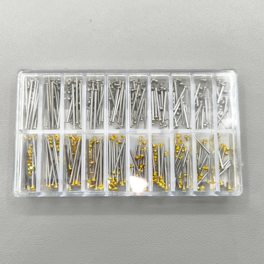 Assortment 200 PIECES Watch Strap Screws Link Pins Kit Watch Band Screw Set 10-28mm