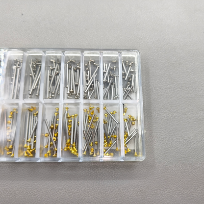 Assortment 200 PIECES Watch Strap Screws Link Pins Kit Watch Band Screw Set 10-28mm
