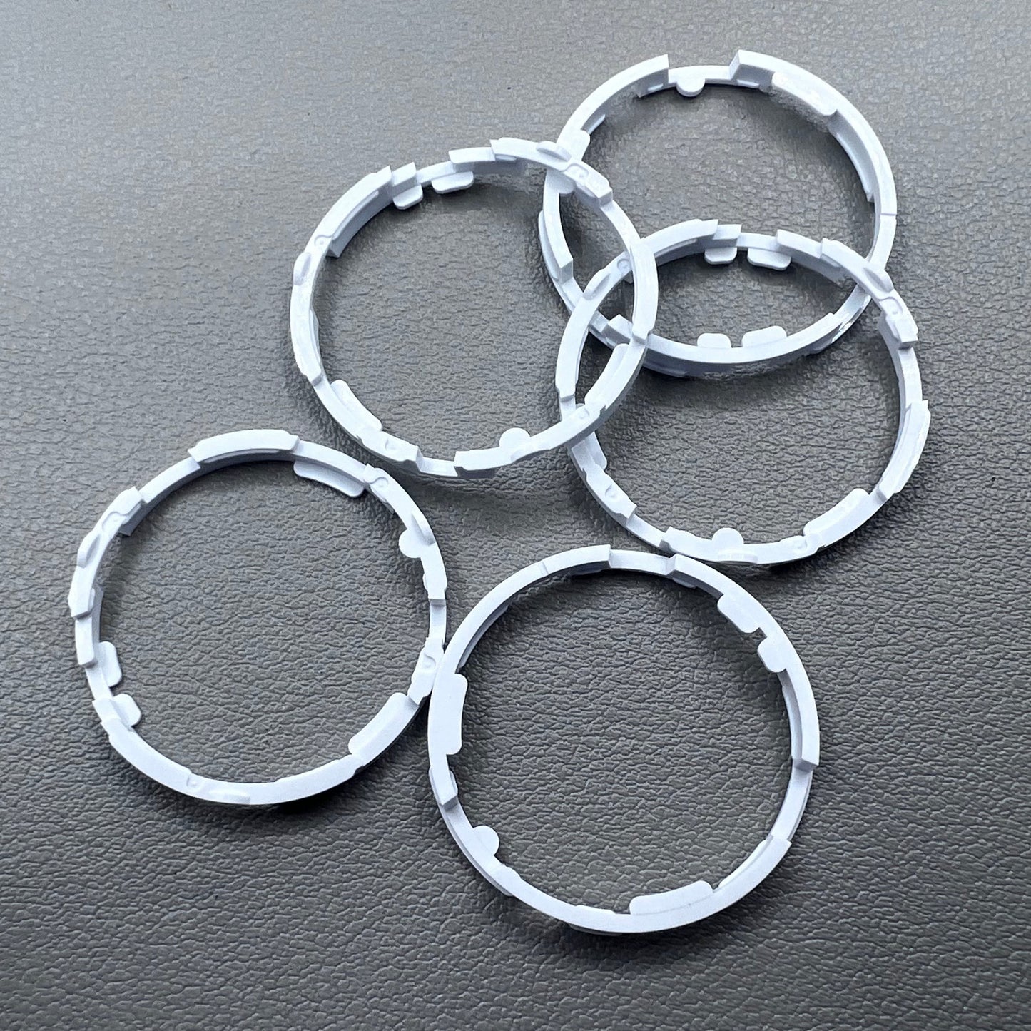 Set of 5 Miyota 8200 series watch movement cushion mount spacer rings for secure case fitting