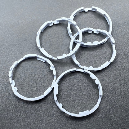Set of 5 Miyota 8200 series watch movement cushion mount spacer rings for secure case fitting