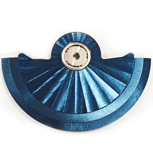 Dark blue Mod Radioactive stripe rotor weight for NH35 NH36 watch movement by Mod.