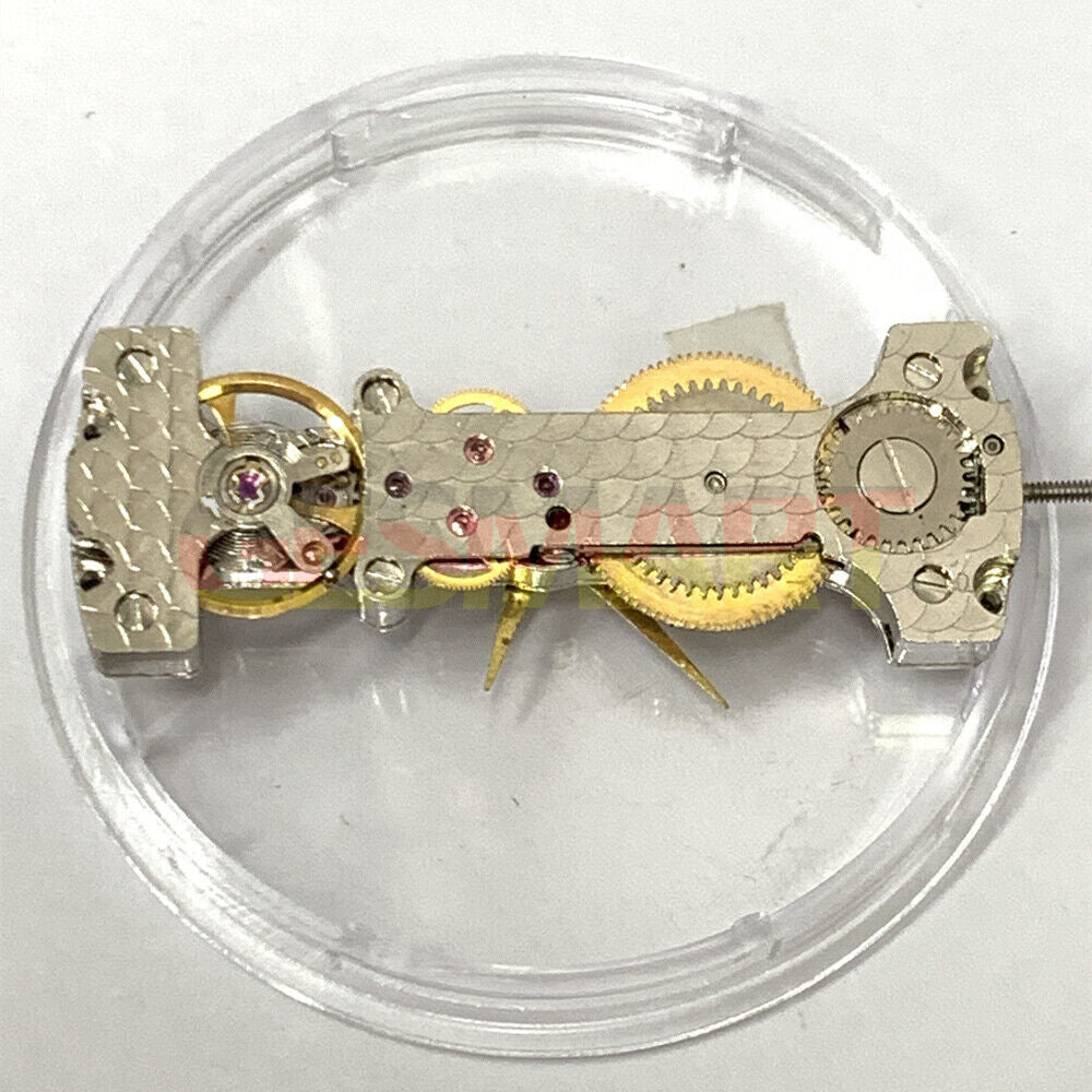 SHANGHAI brand rectangle hand-winding mechanical watch with classic dial design.