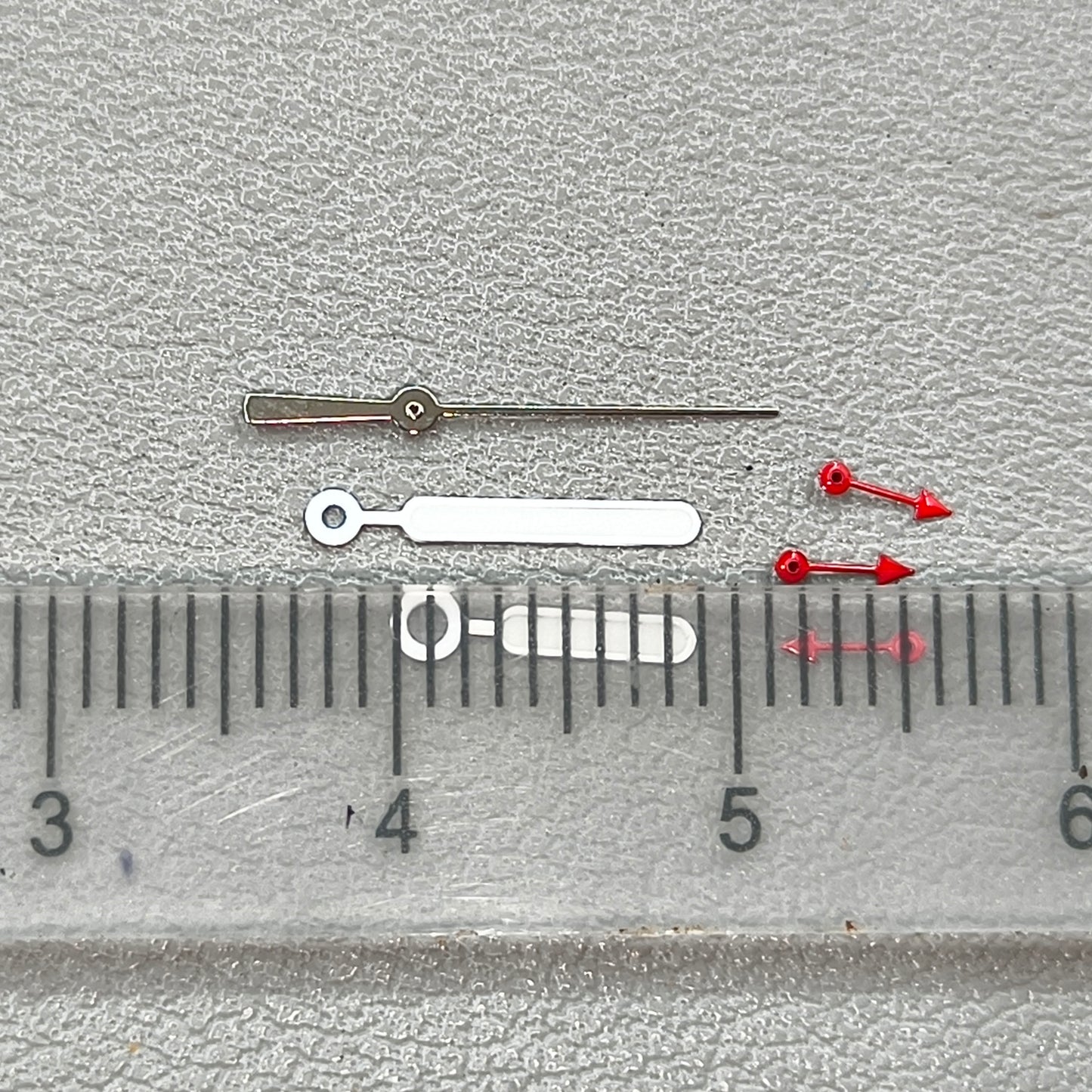 White Trim Silver Second Hands Watch Hands for OS10 OS60 OS80 Movement