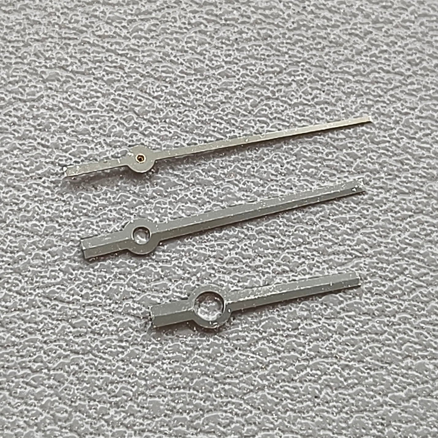 NO Luminous Silver Trim Watch Hands Set For NH35A/NH36A Movement