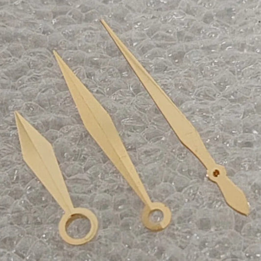 Golden 12.5mm Sword-shaped watch Hands no lume for NH35 NH36 Movement