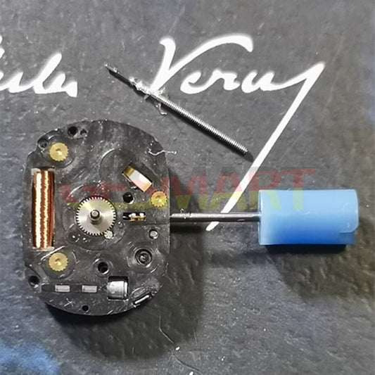 Old Stock 1N00A Japanese quartz watch movement with 2 hands, ideal for precise repairs and replacements.