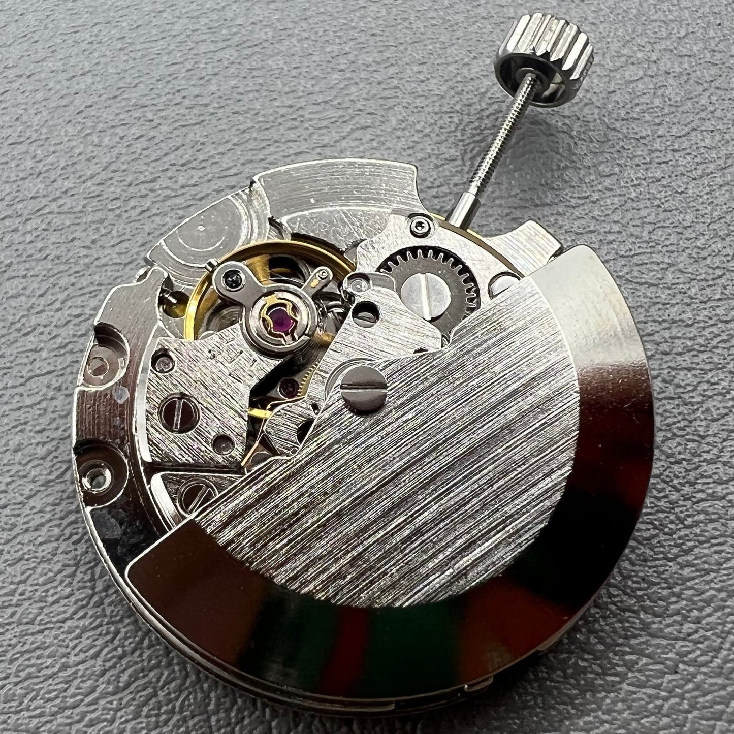 Seagull ST6 Herren Automatik Uhr mit mechanischem Werk, Datum bei 3 Uhr, drei Zeiger Kalender, elegante Herrenuhr