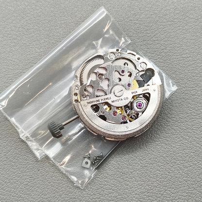 Japan Miyota 8N24 Silver Plated Automatic Mechanical Movement